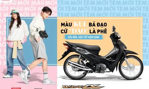 Honda Wave Alpha 2023 chính thức ra mắt tại Việt Nam: Màu sắc cực 'Kul' cùng bộ tem xe ấn tượng