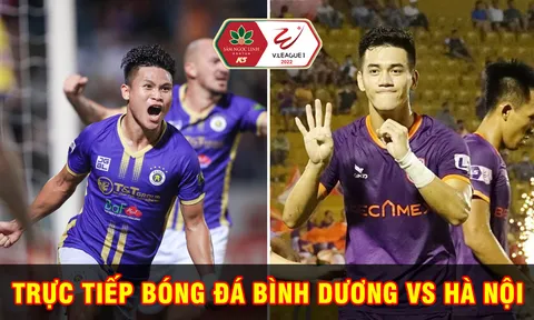 Trực tiếp bóng đá Bình Dương vs Hà Nội, vòng 13 V.League 2022: Ngôi sao thay thế Quang Hải tỏa sáng?