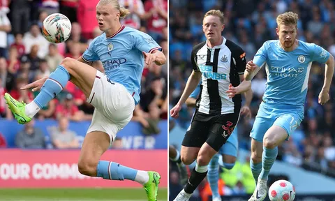 Trực tiếp bóng đá Ngoại hạng Anh hôm nay: Man City vs Newcastle; Haaland nổ súng tranh Vua phá lưới?