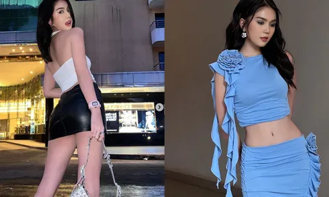 Ngọc Trinh diện váy quyến rũ, khoe eo thon 56cm trứ danh khiến dân tình choáng ngợp