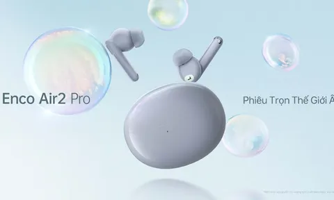 OPPO ra mắt tai nghe không dây Enco Air2 Pro: Trang bị Chế độ nghe xuyên âm và chống ồn chủ động 