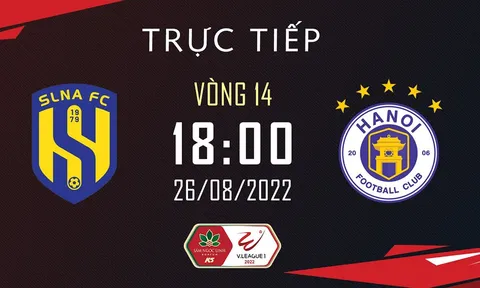 Xem trực tiếp bóng đá SLNA vs Hà Nội ở đâu, kênh nào? Link xem trực tiếp Nghệ An đấu Hà Nội Full HD
