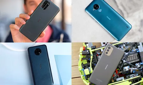 Top 7 điện thoại Nokia dưới 4 triệu có màn hình 6,5 inch trở lên đáng mua nhất tháng 8/2022