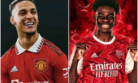 Lịch thi đấu Ngoại hạng Anh 2022/2023: Antony xuất trận, Pháo Thủ đứt mạch thắng: MU vs Arsenal