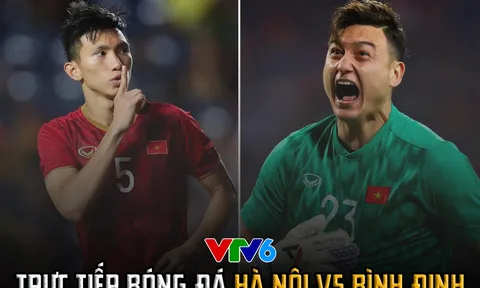 Trực tiếp bóng đá VTV6 - Hà Nội vs Bình Định: Đặng Văn Lâm tỏa sáng làm lu mờ dàn sao ĐT Việt Nam?