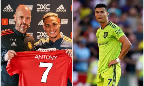 MU muốn trao áo số 7 cho Antony, Ronaldo phản ứng ra sao?
