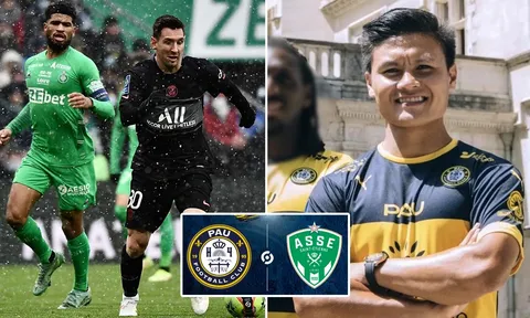 Pau FC tạo địa chấn trước 'khắc tinh' của PSG, Quang Hải sáng cửa đi vào lịch sử bóng đá Pháp?