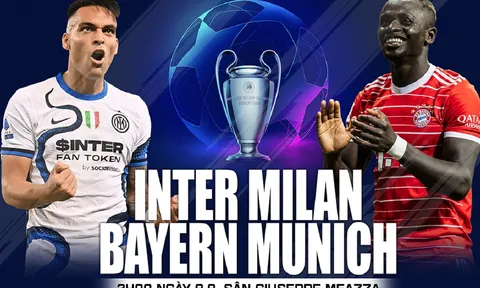 Xem trực tiếp bóng đá Inter Milan vs Bayern Munich ở đâu, kênh nào? Link trực tiếp Champions League