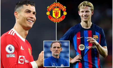 Chuyển nhượng MU 7/9: Ronaldo khiến Tuchel bị sa thải; De Jong bất ngờ thả thính Man Utd