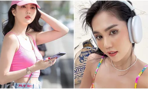 Clip Ngọc Trinh diện đồ cắt xẻ táo bạo, thả người trên không chụp ảnh cực ‘nghệ’ đốt mắt người nhìn