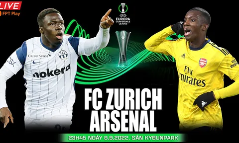 Trực tiếp bóng đá Zurich vs Arsenal - Europa League: Link xem trực tiếp Arsenal tại Cúp C2 Full HD