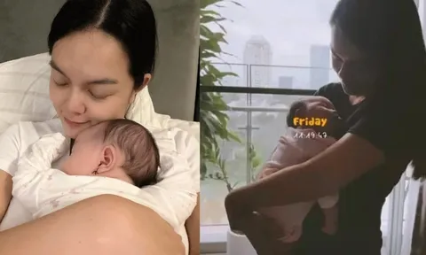 Clip quay cận diện mạo con gái cưng thứ ba của Phạm Quỳnh Anh khiến khán giả thích thú    