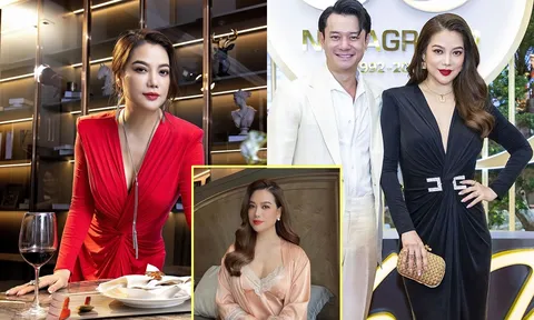 Trương Ngọc Ánh diện đầm ngủ khoe trọn vòng 1, đẹp thế này bảo sao tình trẻ kém 14 tuổi không mê mẩn