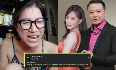 Giữa lùm xùm drama Shark Bình và Phương Oanh, Trang Trần phản bác lại một phát ngôn gây tranh cãi 