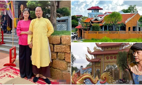 ‘Vén màn’ bí mật bên trong Việt Phủ dát vàng của nghệ sĩ Vượng Râu có bằng nhà thờ Tổ của Hoài Linh?