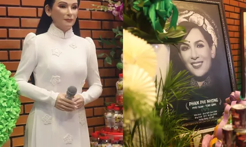 Giỗ đầu Phi Nhung: Hồ Văn Cường vắng mặt, con ruột rưng rưng nhớ mẹ, dàn sao Việt xót xa tưởng nhớ