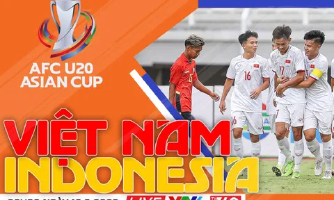 Trực tiếp bóng đá U20 Việt Nam vs U20 Indonesia - Vòng loại U20 châu Á: U20 Việt Nam chiếm ngôi đầu?