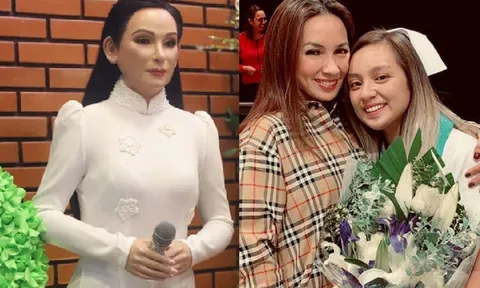 Con gái ruột Phi Nhung nghẹn ngào nói lời cảm ơn sau khi hoàn thành lễ giỗ đầu cho mẹ