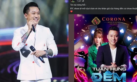 Tuấn Hưng liên tiếp báo tin vui sau khi bị phạt hơn 12 triệu vì tổ chức liveshow không xin phép