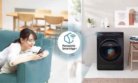 Máy giặt sấy Panasonic thế hệ mới - Spa cao cấp chăm sóc cho áo quần của bạn