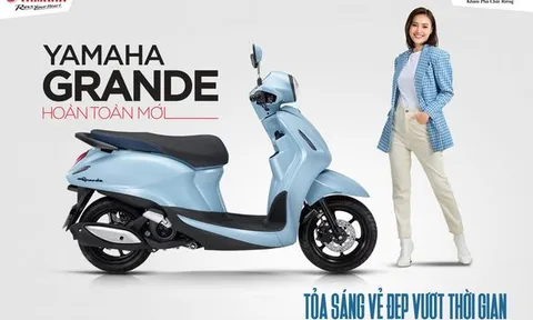 Yamaha Grande 2022 hoàn toàn mới trình làng: Thiết kế đẹp mắt, tiết kiệm nhiên liệu hơn đời cũ