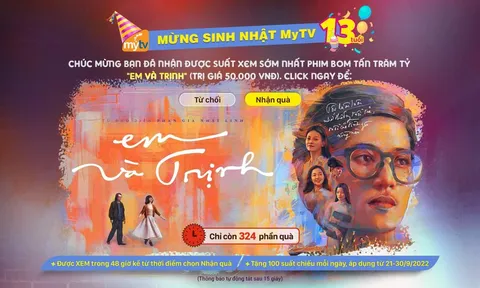 Kỷ niệm 13 năm thành lập, dịch vụ truyền hình MyTV tung ưu đãi tri ân khách hàng