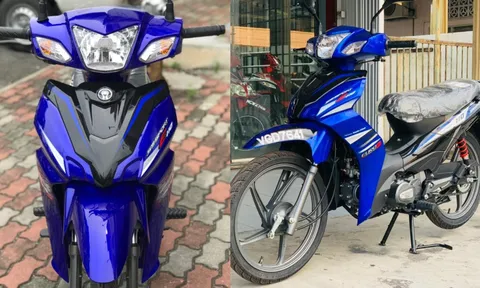 Cận cảnh mẫu xe số 18 triệu đang gây sốt trên thị trường, tự tin đè bẹp Honda Wave Alpha về thiết kế