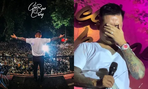 Tuấn Hưng xúc động bật khóc ngay trong liveshow trên ban công, lý do khiến ai cũng đồng cảm
