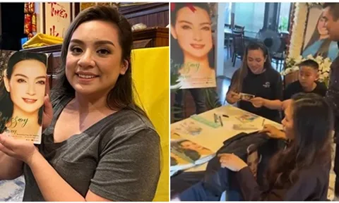 Wendy Phạm livestream trực tiếp lễ ra mắt sách về Phi Nhung tại Mỹ, thay mẹ làm 1 điều đặc biệt