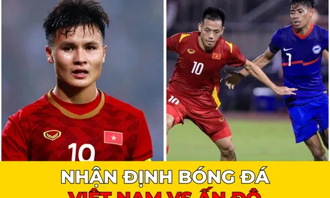 Xem trực tiếp bóng đá Việt Nam vs Ấn Độ ở đâu, kênh nào? Link trực tiếp ĐT Việt Nam VTV6 Full HD