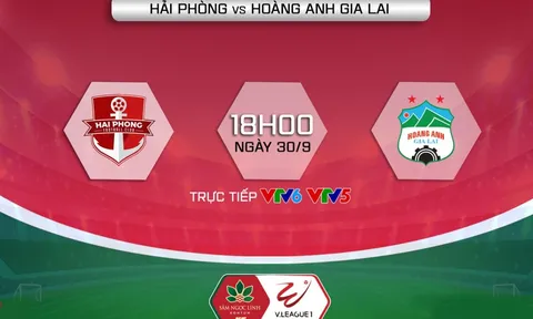 Trực tiếp bóng đá Hải Phòng vs HAGL - vòng 17 V.League: Công Phượng giúp HAGL nhảy vọt trên BXH?