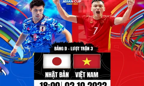 Trực tiếp bóng đá Việt Nam vs Nhật Bản - VCK Futsal châu Á 2022: Người hùng World Cup tỏa sáng?