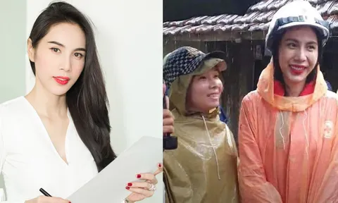 Bất chấp chỉ trích, Thủy Tiên khoe ảnh tới miễn Trung từ thiện sau bão Noru, tuyên bố đầy bất ngờ