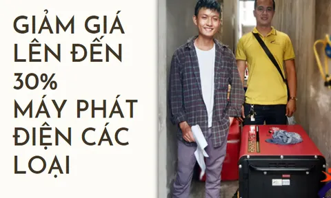 Giảm giá cực sốc máy phát điện các loại tại Hải Minh