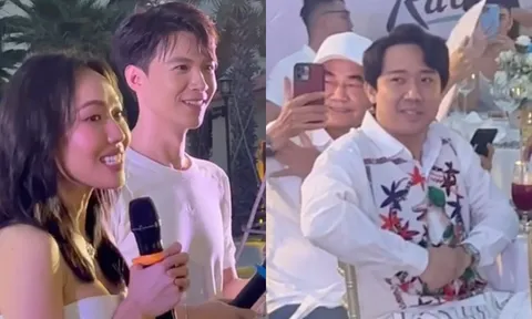 Trấn Thành bị soi mói việc khóc trong tiệc độc thân của Diệu Nhi - Anh Tú