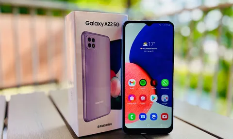 Giá Galaxy A22 tháng 10 dưới 5 triệu, hiệu năng gaming mạnh mẽ