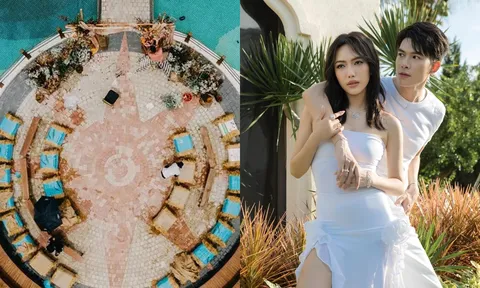 Hé lộ không gian tiệc cưới sang trọng của bộ đôi Diệu Nhi và Anh Tú 