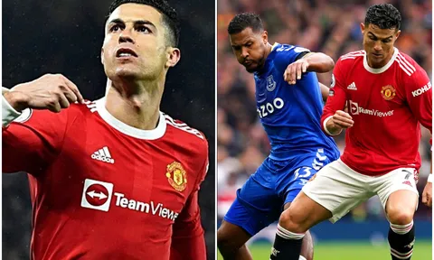 Ronaldo đạt cột mốc lịch sử trong ngày MU đánh bại Everton