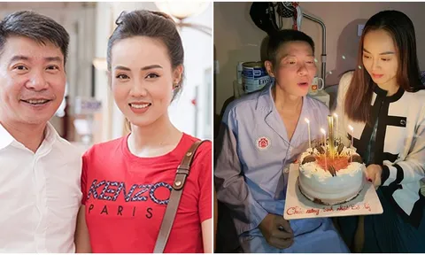 Vợ NSND Công Lý vui mừng khi sức khỏe của chồng tốt lên