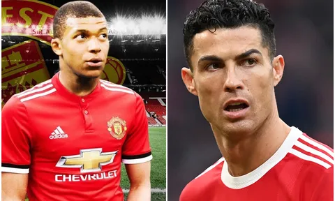 MU gia nhập cuộc đua giành chữ ký Mbappe, sẵn sàng để Ronaldo đến PSG?
