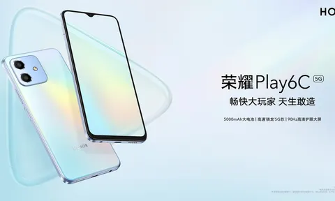 Honor Play 6C ra mắt, giá rẻ như Galaxy A03s, cấu hình mạnh ngang Nokia X10