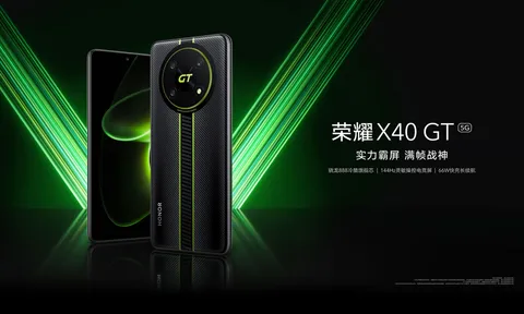 Honor X40 GT ra mắt, thiết kế lạ, hiệu năng cao cấp, giá ngang Galaxy A33