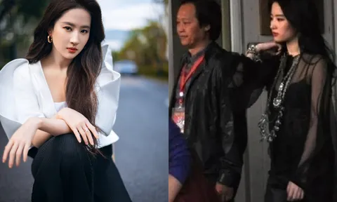 Lưu Diệc Phi và 'cha nuôi tỷ phú' thân thiết trở lại
