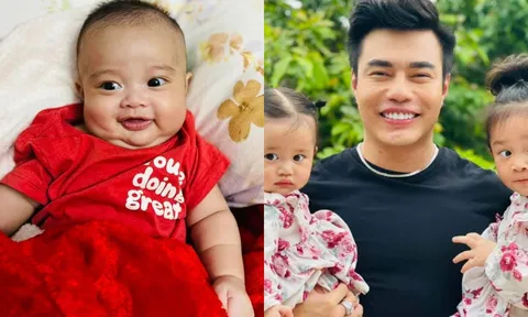'Quý tử' nhà Lê Dương Bảo Lâm khiến dàn sao Việt phát sốt khi được lộ diện