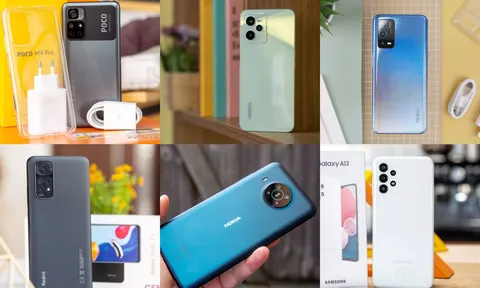 6 smartphone cấu hình tốt nhất dưới 5 triệu đồng trong tháng 10/2022