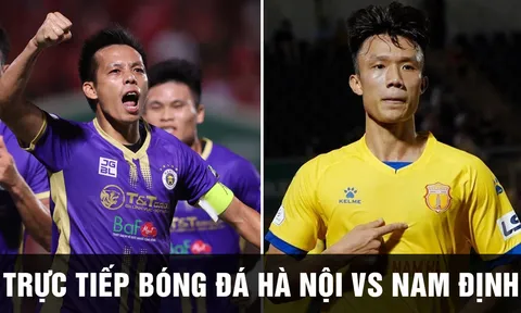 Trực tiếp bóng đá Hà Nội vs Nam Định: Cuộc đua vô địch V.League ngã ngũ?