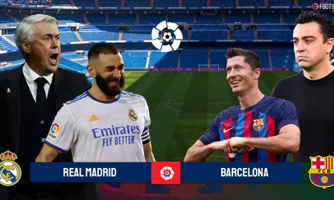 Trực tiếp bóng đá Real vs Barca - Link xem trực tiếp La Liga Full HD