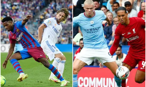 Lịch thi đấu bóng đá hôm nay: Liverpool vs Man City; Real thắng dễ Barca?