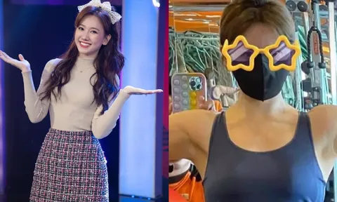 Hari Won khoe thân hình cơ bắp săn chắc