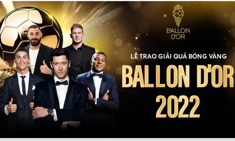 Xem trực tiếp lễ trao giải Quả Bóng Vàng 2022 ở đâu, kênh nào? 